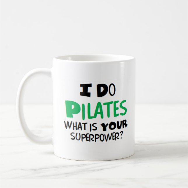 pilates coffee mug (Left)