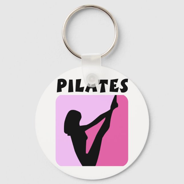 Pilates figure design! key ring (Front)