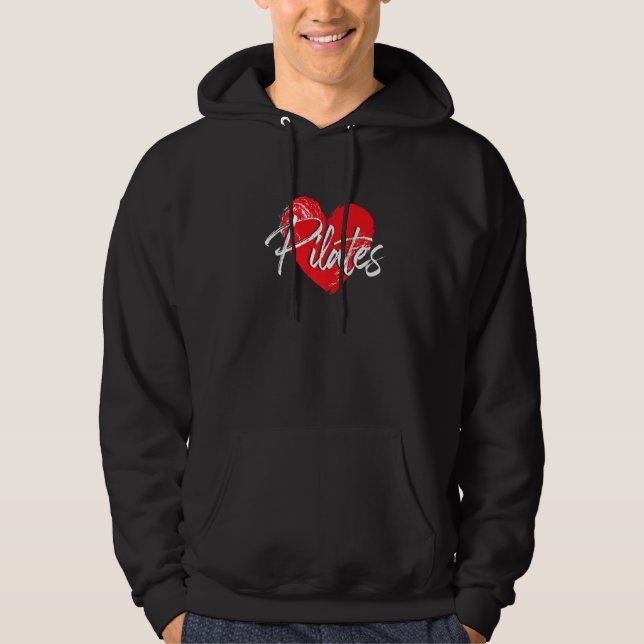 Pilates Fitness Instructor Health Coach Workout Hoodie (Front)