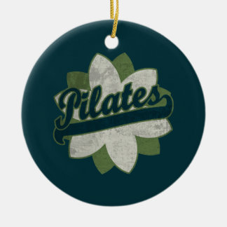 Pilates Flower Ceramic Tree Decoration