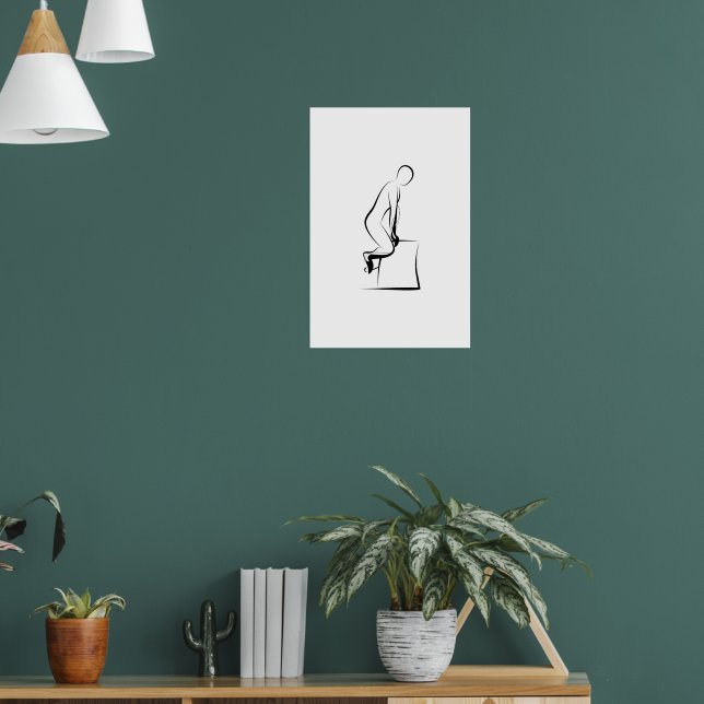 Pilates Frog Facing In Pose - Wunda Chair Poster (Living Room 1)