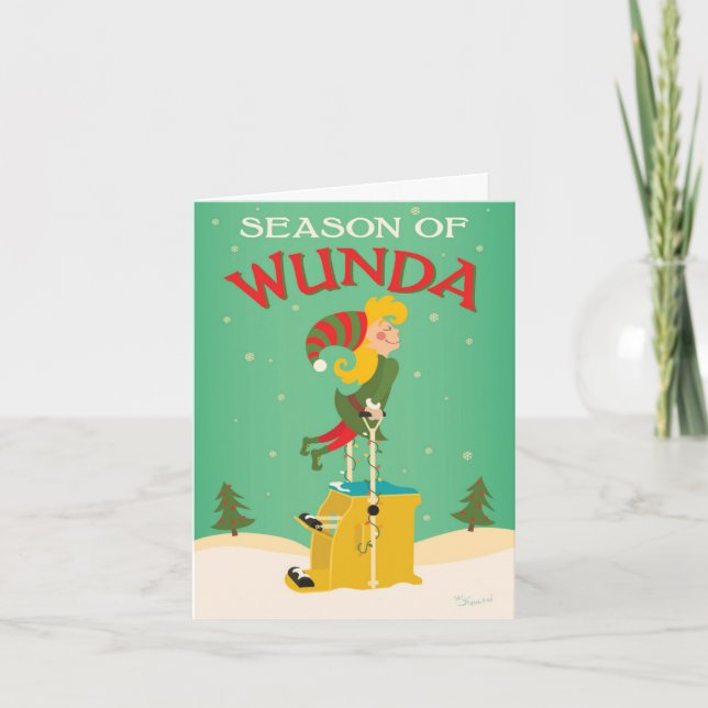 Pilates Holiday Card - Seasons of Wunda (Front)