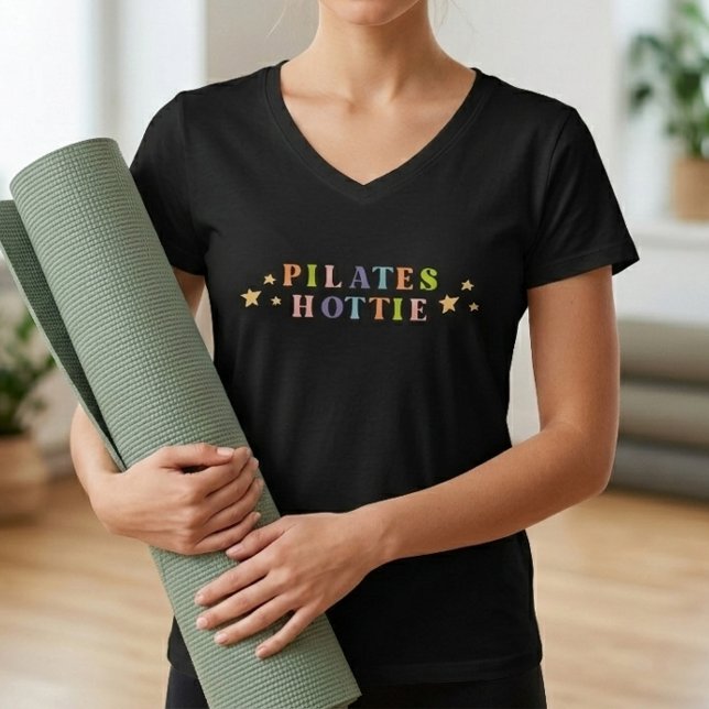 Pilates Hottie Workout T-Shirt (Pilates Hottie Tshirt)