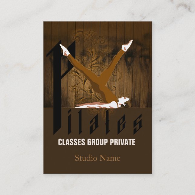 Pilates II - Business-, Schedule Card (Front)