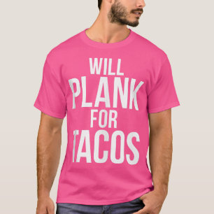 Pilates Instructor and Taco Lovers Funny Pilates P T-Shirt