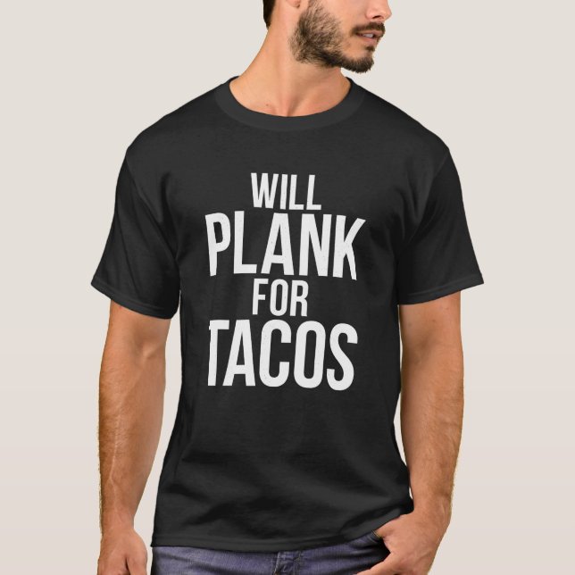 Pilates Instructor and Taco Lovers Funny Pilates T T-Shirt (Front)