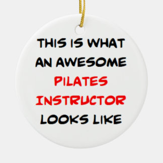 pilates instructor, awesome ceramic tree decoration
