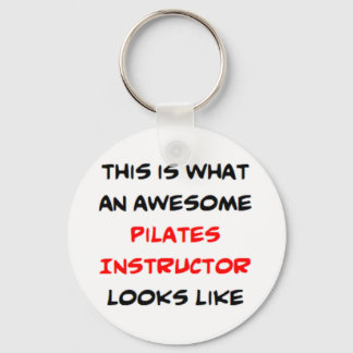 pilates instructor, awesome key ring