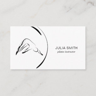 Pilates instructor business card