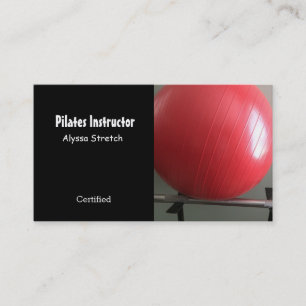 Pilates Instructor Business Card