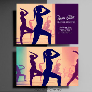 Pilates Instructor Business Card