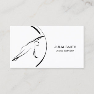 Pilates instructor business card