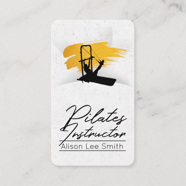 Pilates Instructor Business Card (Front)