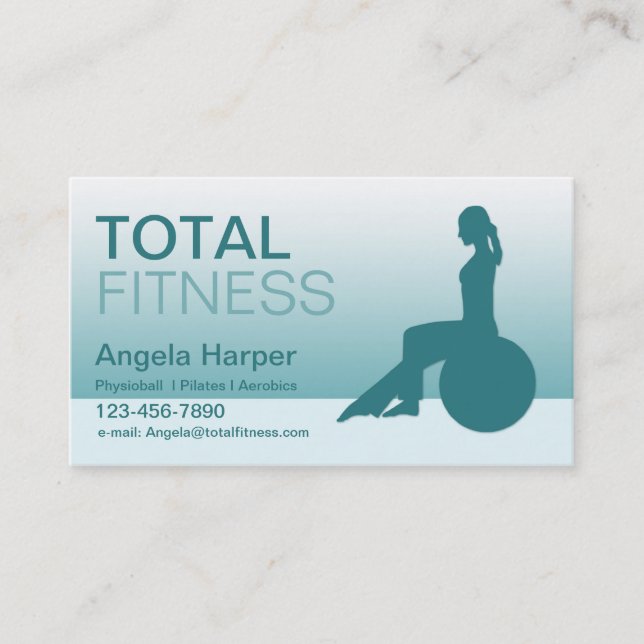 Pilates Instructor Business Card (Front)