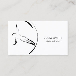 Pilates instructor business card