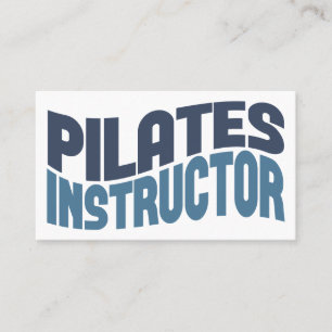Pilates Instructor Business Cards
