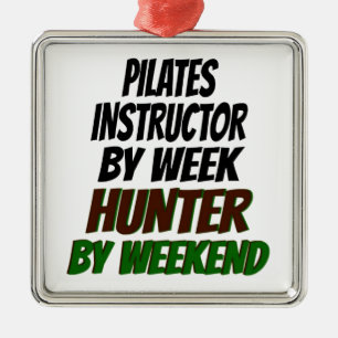 Pilates Instructor Hunter Metal Tree Decoration
