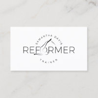 Pilates Instructor Pilates Reform Business Card