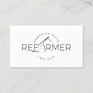 Pilates Instructor Pilates Reform Business Card