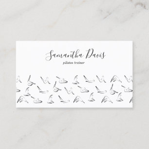 Pilates Instructor Pilates trainer Business Card