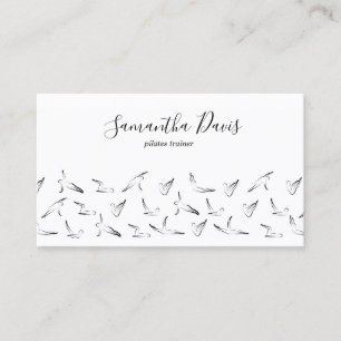 Pilates Instructor Pilates trainer Business Card