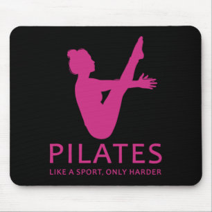 Pilates Like A Sport Only Harder Funny Contrology Mouse Mat