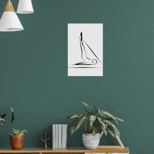 Pilates Long Spine Massage Pose - Reformer Poster