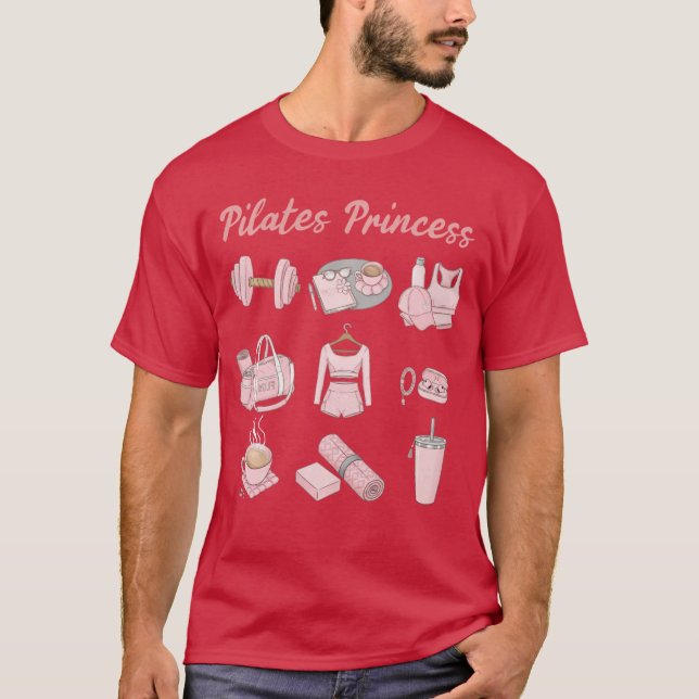 Pilates Lover Aesthetic Workout Fitness Pilates Pr T-Shirt (Front)