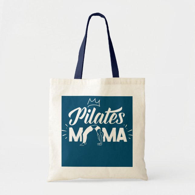 Pilates Mama Mum Mother Lover Mummy Mother's Day  Tote Bag (Front)