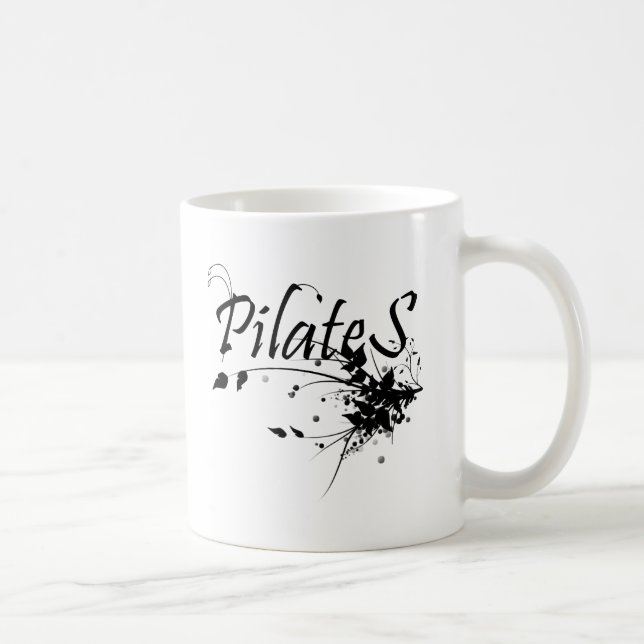 Pilates Method fan! Pilates Art Coffee Mug (Right)
