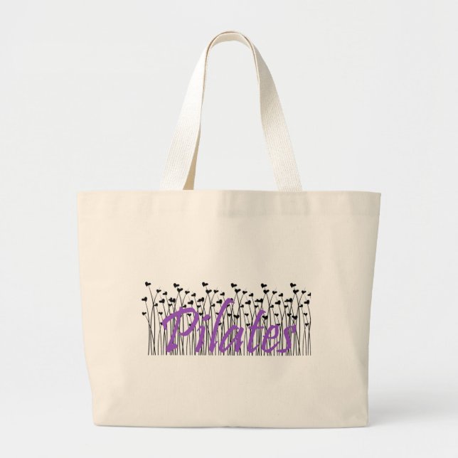 Pilates Method fan! Pilates gifts Large Tote Bag (Front)