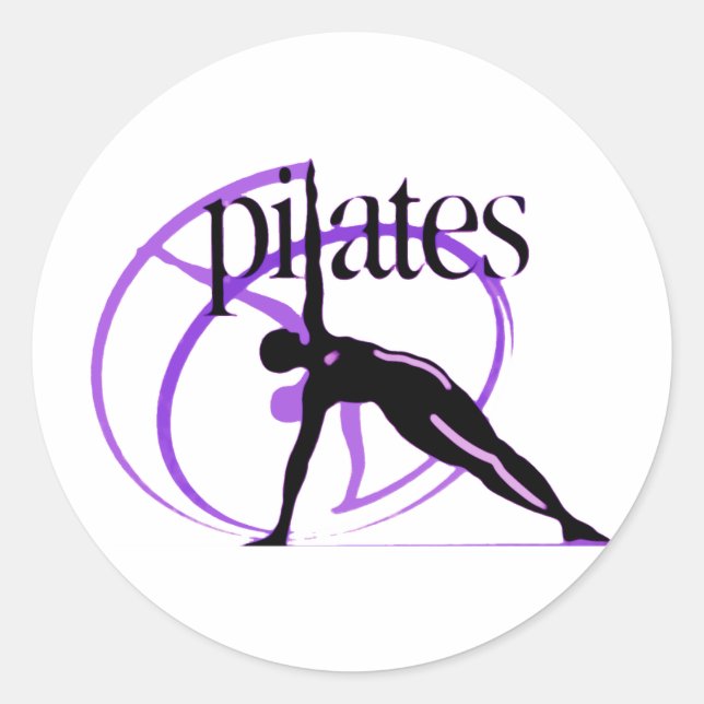 Pilates Method products! Classic Round Sticker (Front)
