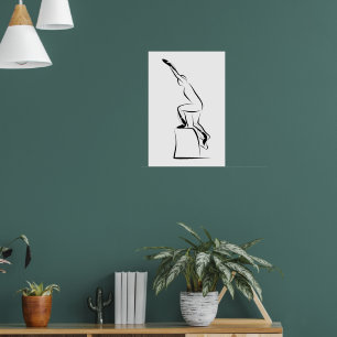Pilates Mountain Climb Pose - Wunda Chair Poster