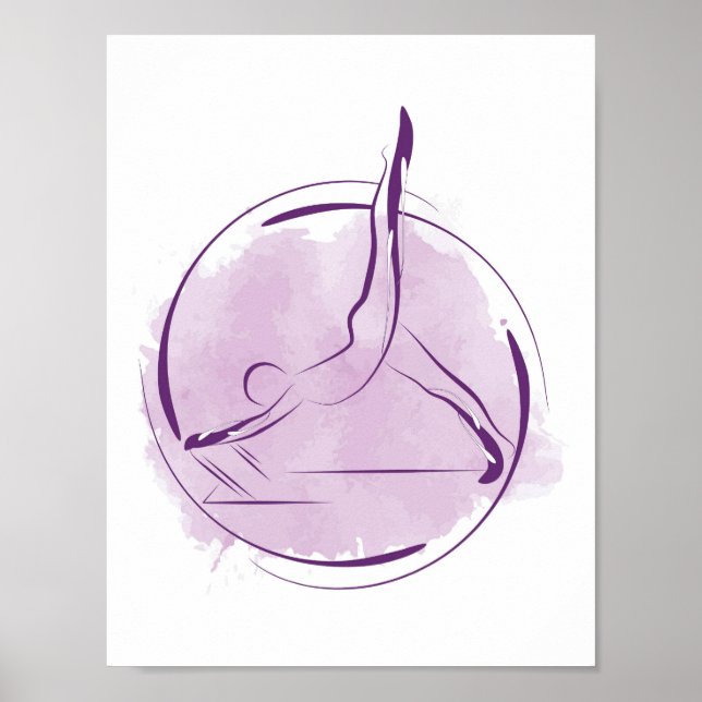 Pilates pose poster (Front)