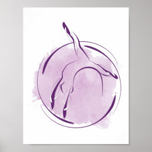 Pilates pose poster