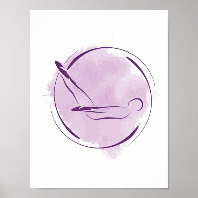 Pilates pose poster (Front)