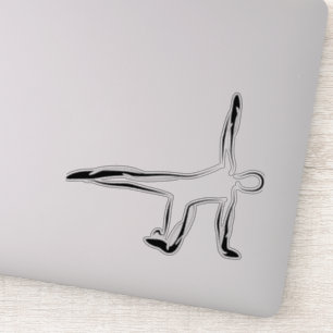 Pilates pose sticker