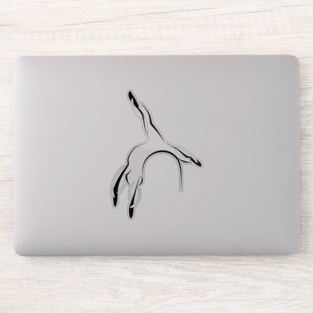 Pilates pose sticker (Computer)