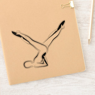Pilates pose sticker