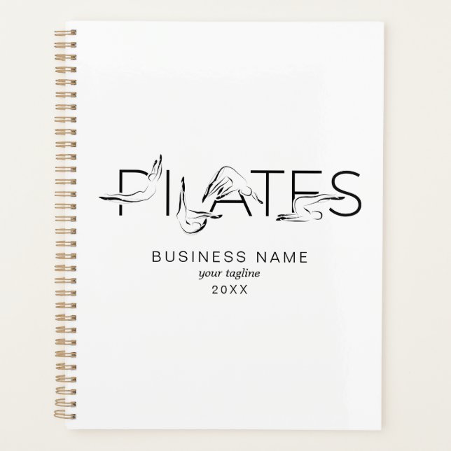 Pilates Poses in Pilates Word Planner (Front)