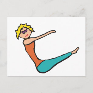 Pilates Postcard