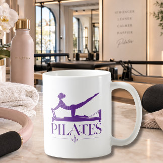 Pilates Reformer Purple Coffee Mug