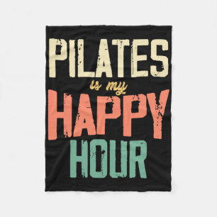 Pilates Sports Fitness Exercise Training Workout I Fleece Blanket