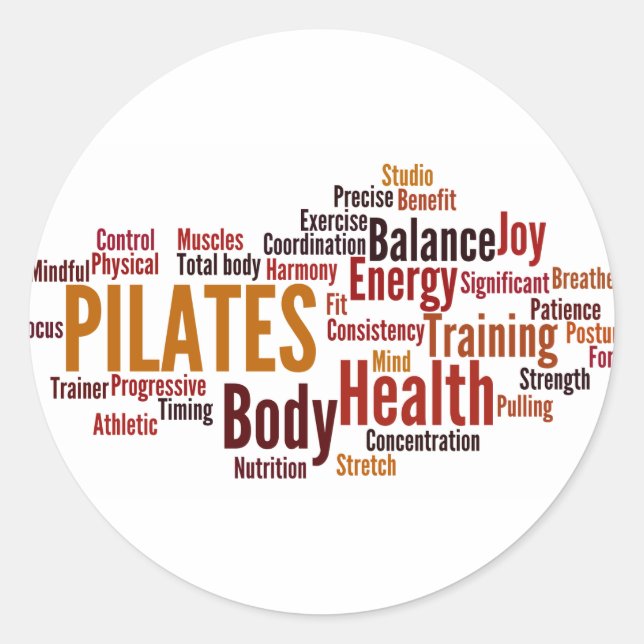 PILATES Sticker (Front)