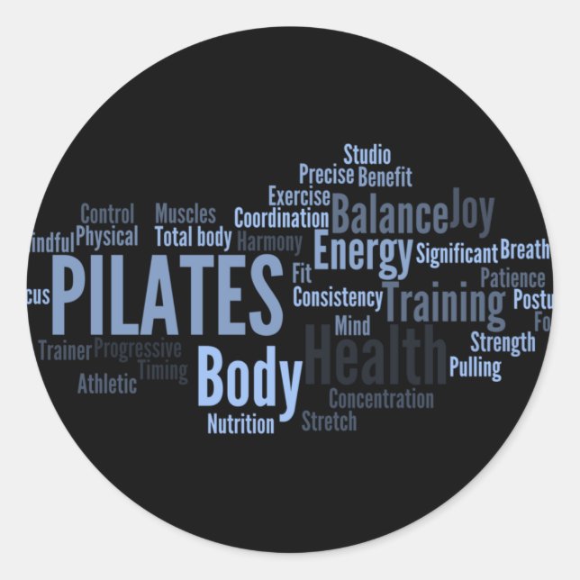 PILATES Sticker (Front)