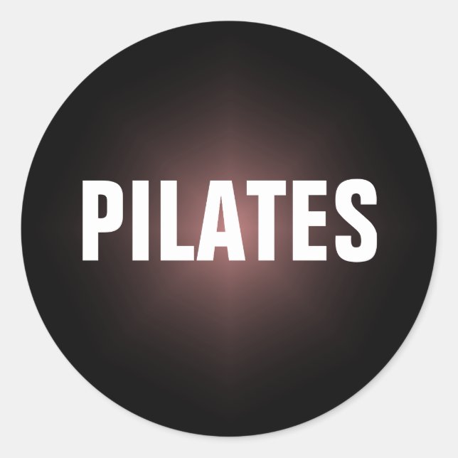 PILATES Sticker (Front)