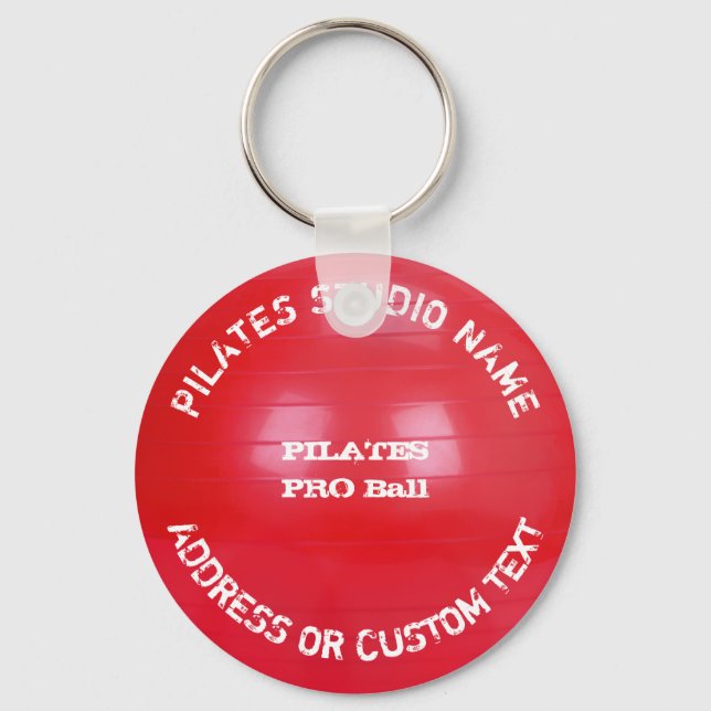 Pilates Studio Owner Pilates Class Pilates Teacher Key Ring (Front)