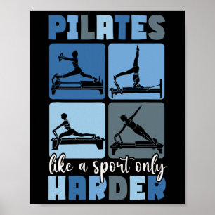 Pilates Teacher Yoga Poster