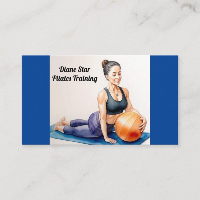 Pilates Training Business Card (Front)