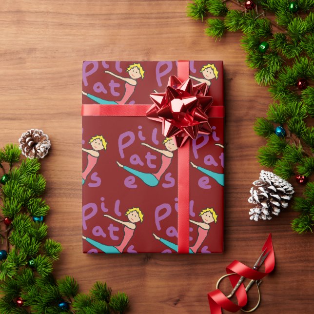 Pilates Wrapping Paper (Holiday Gift)